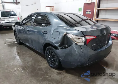 2014 Toyota Corolla L z USA, uszkodzony, nr VIN 5YFBURHE8EP141400